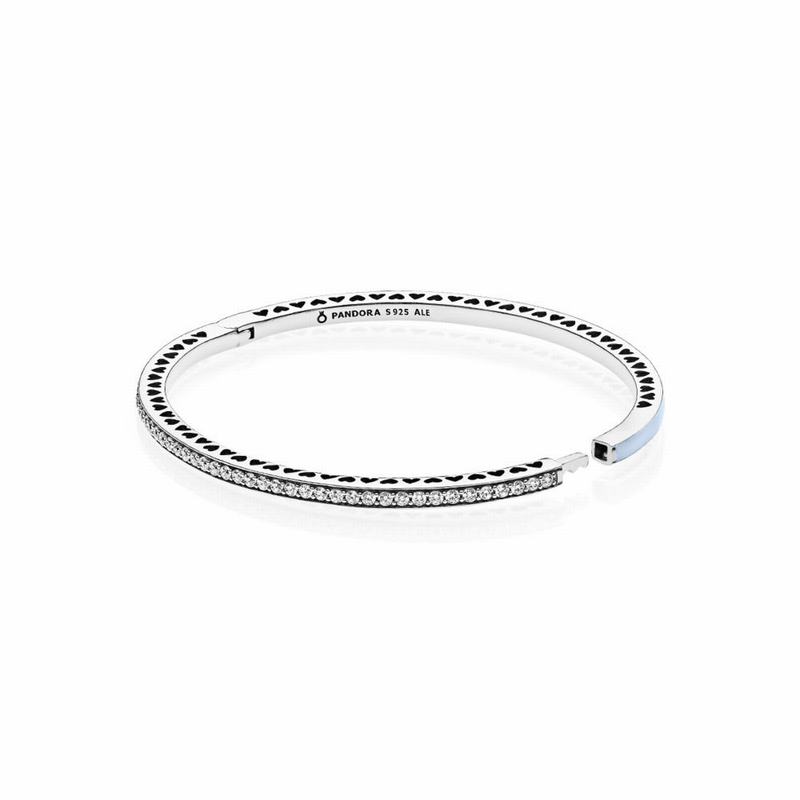 PANDORA Radiant Hearts Bangle Bracelet Silver Egypt CD5470186